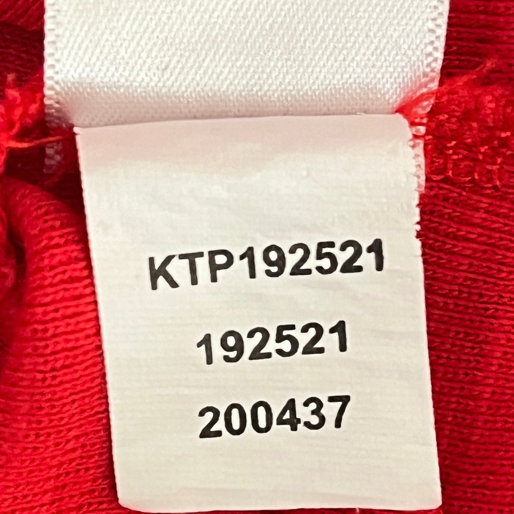 J. Jill Red Pima Cotton Slub Knit Scoop Neck Elbow Sleeve Tee Womens Large - Picture 9 of 9